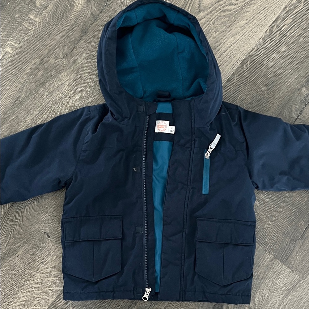 Wonder Nation Navy Blue Kids Jacket